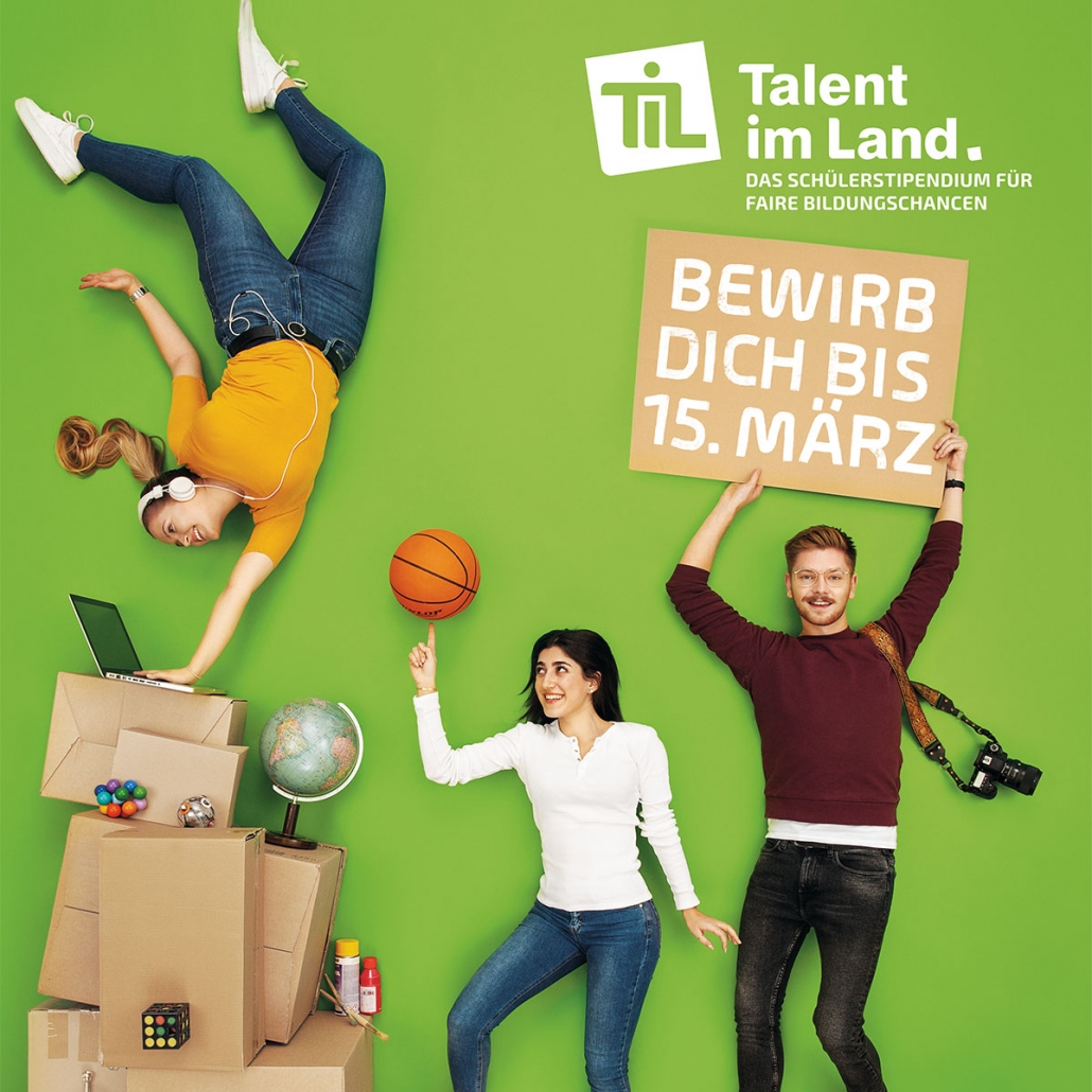 Read more about the article Talent im Land – Schülerstipendium für faire Bildungschancen (Bewerbung bis 15.03.22)