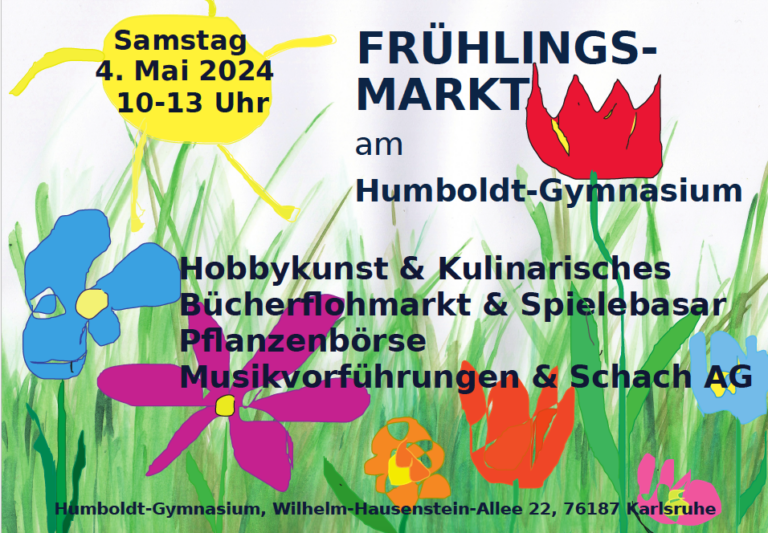 Read more about the article It’s spring time! Frühlingsmarkt am HGK